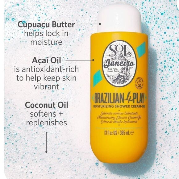 Sol de Janeiro BUNDLE 3 Brazilian 4-Play Moisturizing Cream Shower Gel. 3 fl oz. - Picture 9 of 11